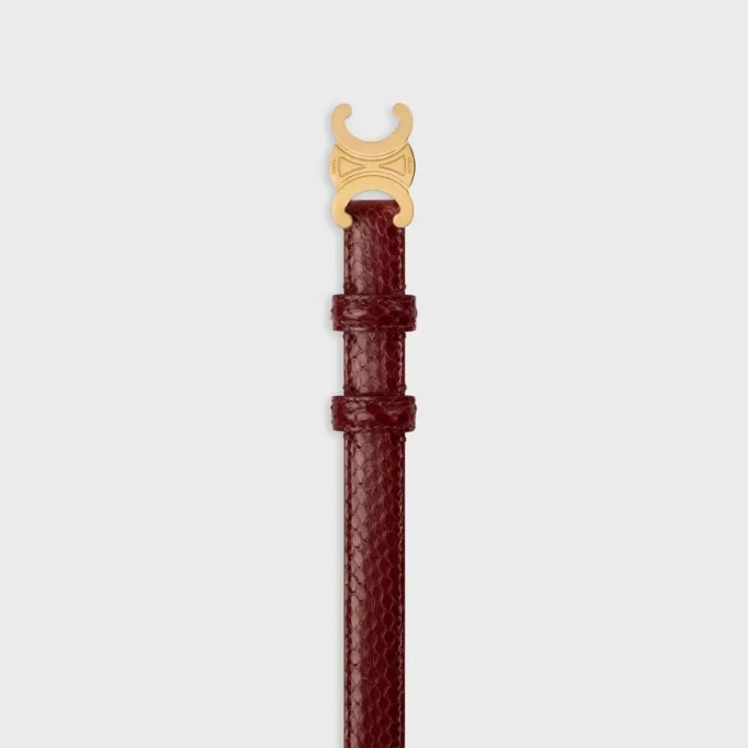 Triomphe Belt 18Mm in Python