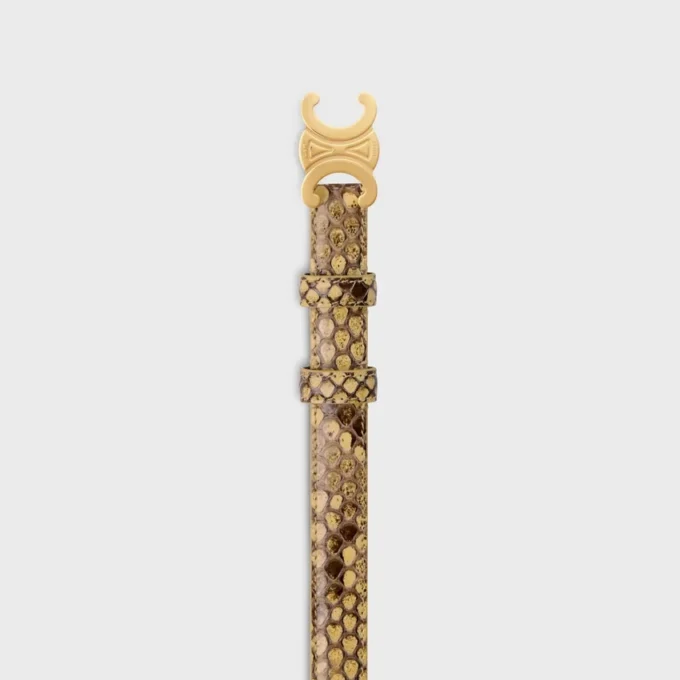 Triomphe Belt 18Mm in Python