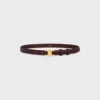 Triomphe Belt 18Mm in Taurillon Leather Triomphe Belt 18Mm in Taurillon Leather