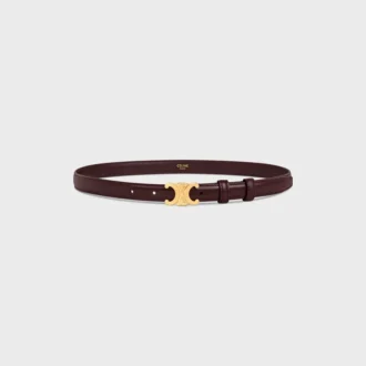 Triomphe Belt 18Mm in Taurillon Leather Triomphe Belt 18Mm in Taurillon Leather