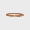 Triomphe Belt 18Mm in Taurillon Leather Triomphe Belt 18Mm in Taurillon Leather