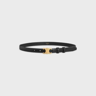 Triomphe Belt 18Mm in Taurillon Leather