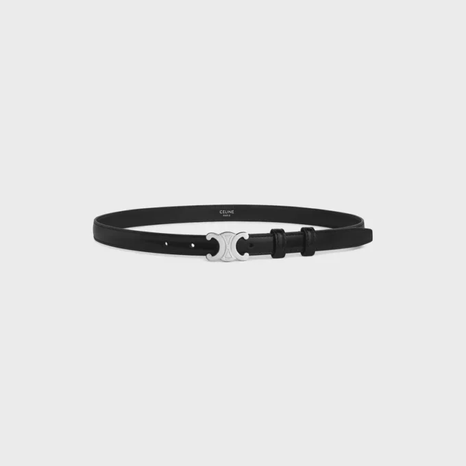 Triomphe Belt 18Mm in Taurillon Leather Triomphe Belt 18Mm in Taurillon Leather
