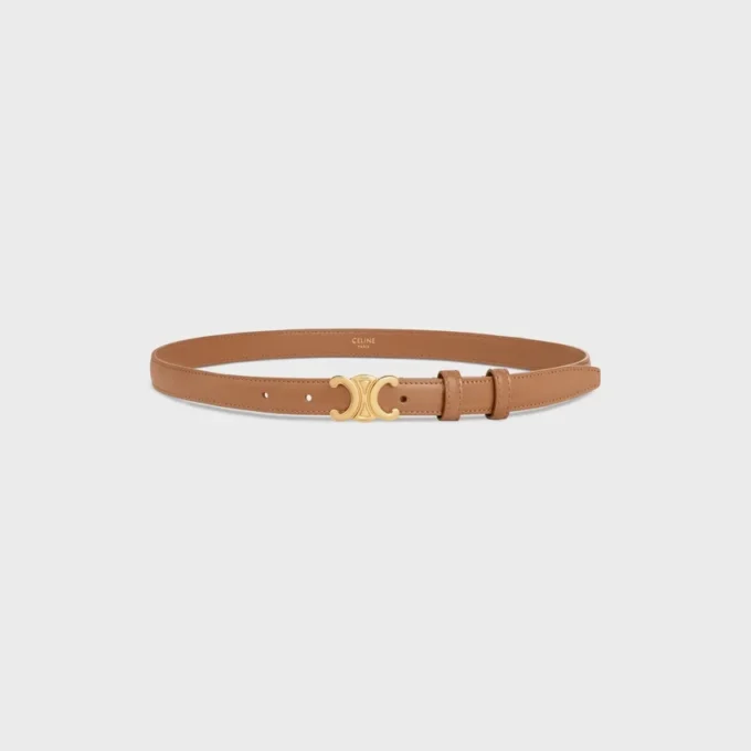 Triomphe Belt 18Mm in Taurillon Leather Triomphe Belt 18Mm in Taurillon Leather