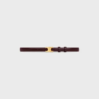Triomphe Belt 18Mm in Taurillon Leather Triomphe Belt 18Mm in Taurillon Leather