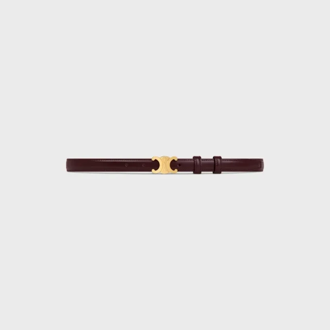 Triomphe Belt 18Mm in Taurillon Leather Triomphe Belt 18Mm in Taurillon Leather