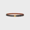 Triomphe Belt 18Mm in Triomphe Canvas