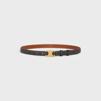 Triomphe Belt 18Mm in Triomphe Canvas