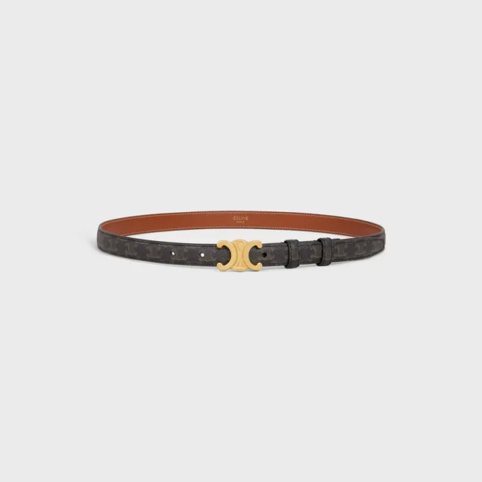 Triomphe Belt 18Mm in Triomphe Canvas