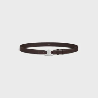 Triomphe Belt 25Mm in Natural Calfskin