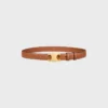 Triomphe Belt 25Mm in Natural Calfskin Triomphe Belt 25Mm in Natural Calfskin