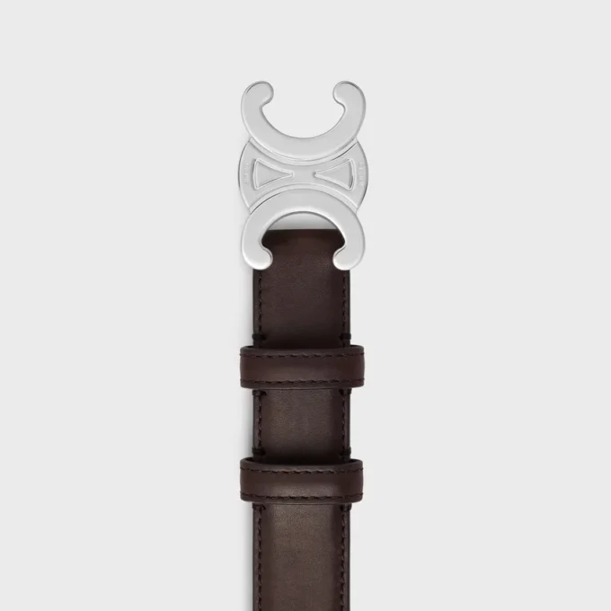 Triomphe Belt 25Mm in Natural Calfskin Triomphe Belt 25Mm in Natural Calfskin