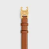 Triomphe Belt 25Mm in Natural Calfskin Triomphe Belt 25Mm in Natural Calfskin