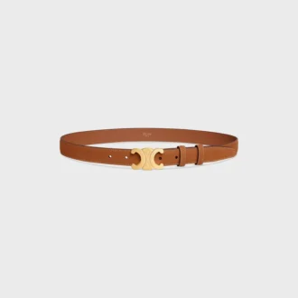 Triomphe Belt 25Mm in Nubuck Calfskin