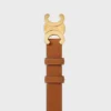 Triomphe Belt 25Mm in Nubuck Calfskin Triomphe Belt 25Mm in Nubuck Calfskin