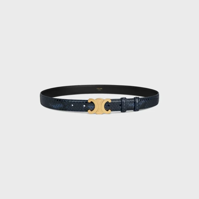 Triomphe Belt 25Mm in Python