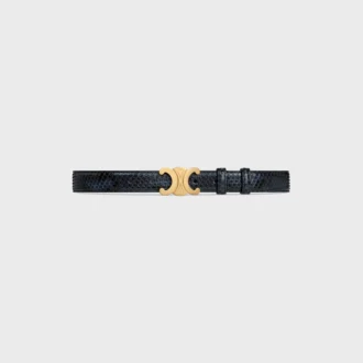 Triomphe Belt 25Mm in Python