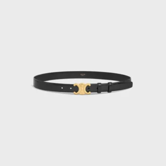 Triomphe Belt 25Mm  in Taurillon Leather