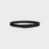 Triomphe Belt 25Mm in Taurillon Leather Triomphe Belt 25Mm in Taurillon Leather