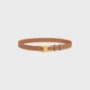 Triomphe Belt 25Mm in Taurillon Leather Triomphe Belt 25Mm in Taurillon Leather