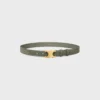 Triomphe Belt 25Mm in Taurillon Leather Triomphe Belt 25Mm in Taurillon Leather