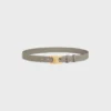 Triomphe Belt 25Mm in Taurillon Leather Triomphe Belt 25Mm in Taurillon Leather