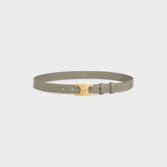 Triomphe Belt 25Mm in Taurillon Leather
