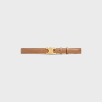 Triomphe Belt 25Mm  in Taurillon Leather