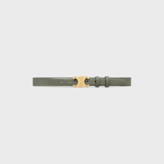 Triomphe Belt 25Mm in Taurillon Leather