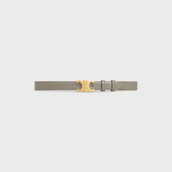 Triomphe Belt 25Mm in Taurillon Leather Triomphe Belt 25Mm in Taurillon Leather