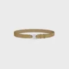 Triomphe Belt 30Mm in Suede Calfskin Triomphe Belt 30Mm in Suede Calfskin