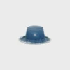 Triomphe Bucket Hat in Cotton Denim Triomphe Bucket Hat in Cotton Denim