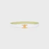 Triomphe Buckle in Metal & Reversible Strap 25Mm in Smooth and Grained Calfskin Triomphe Buckle in Metal & Reversible Strap 25Mm in Smooth and Grained Calfskin