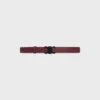 Triomphe Buckle in Metal & Reversible Strap 25Mm in Smooth and Grained Calfskin Triomphe Buckle in Metal & Reversible Strap 25Mm in Smooth and Grained Calfskin