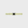 Triomphe Buckle in Metal & Reversible Strap 25Mm in Smooth and Grained Calfskin Triomphe Buckle in Metal & Reversible Strap 25Mm in Smooth and Grained Calfskin