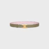 Triomphe Buckle in Metal & Reversible Strap 25Mm in Taurillon Triomphe Buckle in Metal & Reversible Strap 25Mm in Taurillon