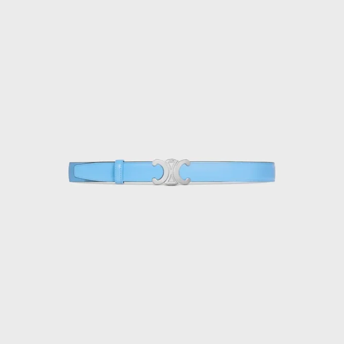 Triomphe Buckle in Metal & Reversible Strap 25Mm in Taurillon Triomphe Buckle in Metal & Reversible Strap 25Mm in Taurillon