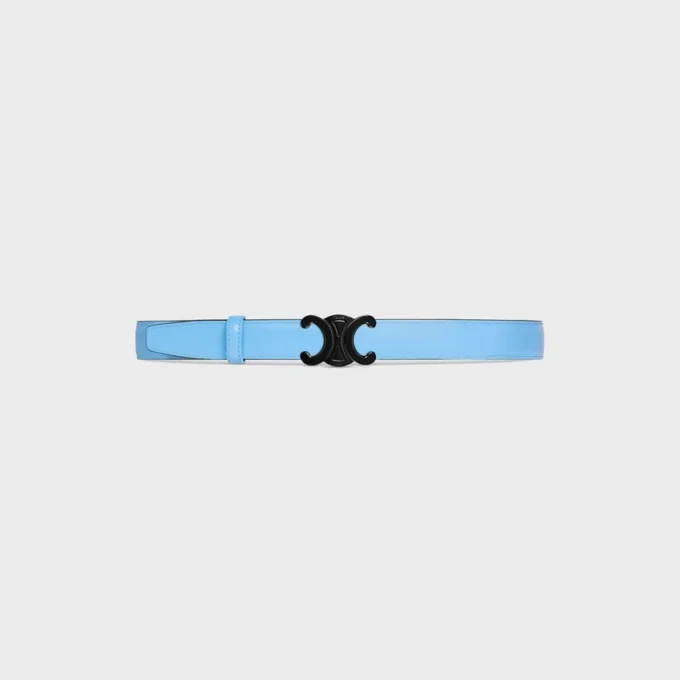 Triomphe Buckle in Metal & Reversible Strap 25Mm in Taurillon Triomphe Buckle in Metal & Reversible Strap 25Mm in Taurillon