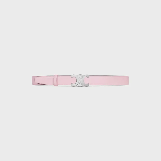 Triomphe Buckle in Metal & Reversible Strap 25Mm in Taurillon Triomphe Buckle in Metal & Reversible Strap 25Mm in Taurillon