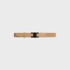 Triomphe Buckle in Metal & Reversible Strap 25Mm in Taurillon Triomphe Buckle in Metal & Reversible Strap 25Mm in Taurillon
