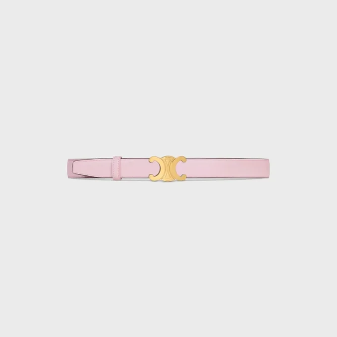 Triomphe Buckle in Metal & Reversible Strap 25Mm in Taurillon Triomphe Buckle in Metal & Reversible Strap 25Mm in Taurillon