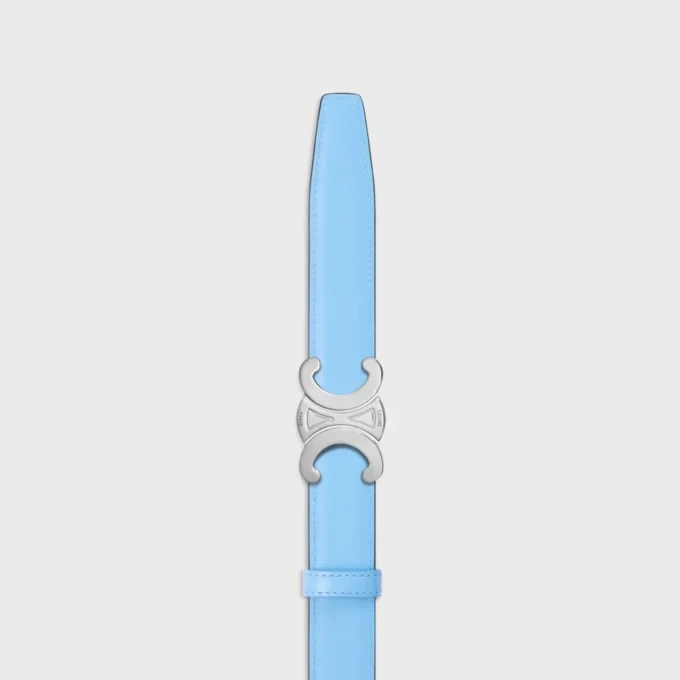 Triomphe Buckle in Metal & Reversible Strap 25Mm in Taurillon Triomphe Buckle in Metal & Reversible Strap 25Mm in Taurillon