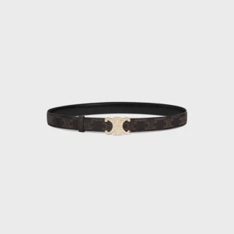 Triomphe Buckle & Reversible Strap 25Mm Triomphe Buckle & Reversible Strap 25Mm