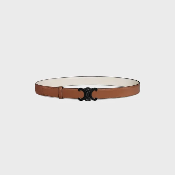 Triomphe Buckle & Reversible Strap 25Mm Triomphe Buckle & Reversible Strap 25Mm