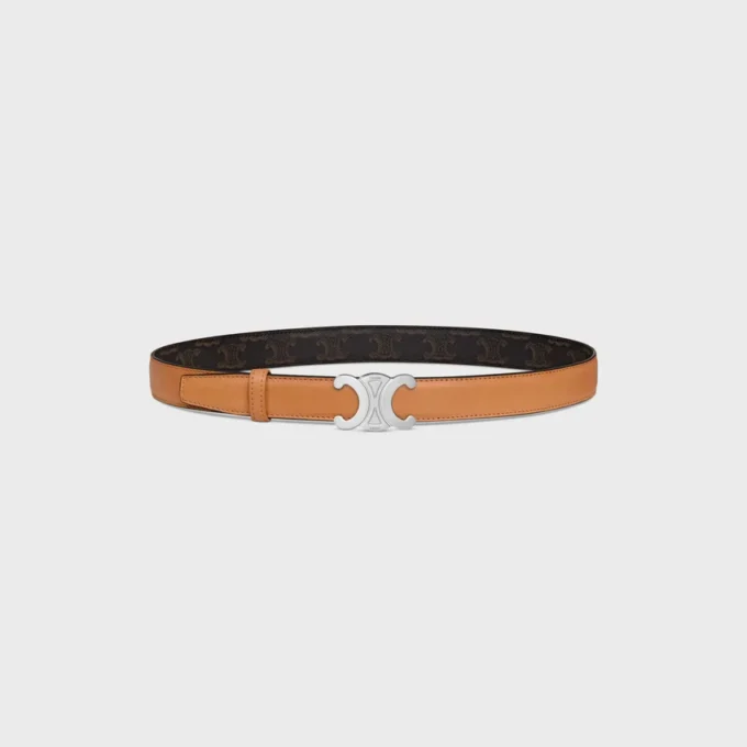 Triomphe Buckle & Reversible Strap 25Mm Triomphe Buckle & Reversible Strap 25Mm