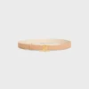 Triomphe Buckle & Reversible Strap 25Mm Triomphe Buckle & Reversible Strap 25Mm