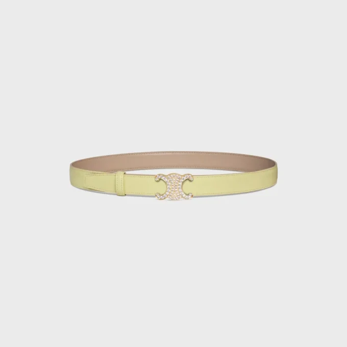 Triomphe Buckle & Reversible Strap 25Mm Triomphe Buckle & Reversible Strap 25Mm
