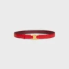 Triomphe Buckle & Reversible Strap 25Mm Triomphe Buckle & Reversible Strap 25Mm
