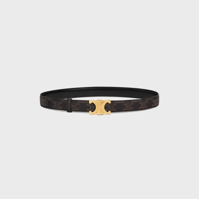 Triomphe Buckle & Reversible Strap 25Mm Triomphe Buckle & Reversible Strap 25Mm