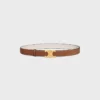 Triomphe Buckle & Reversible Strap 25Mm Triomphe Buckle & Reversible Strap 25Mm